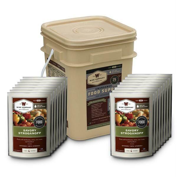 Wise Foods 07-702 60 Serving Protein - All Meat - Grab and Go Bucket WF-07-702